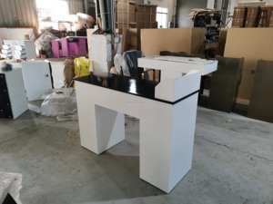 Tiroirs de table à ongles de haute qualité Station de maquillage Bureau de manucure à ongles pour ensemble de meubles de salon - Product Image 2