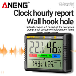 ANENG AP01 Digitales Hygrometer-Thermometer 1-Grad-Genauigkeit Automatische Prüfung Celsius-Anzeige Feuchtigkeitsmesser Alarm-Testgerät - Product Image 3