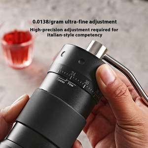 เครื่องบดกาแฟด้วยมือแบบพกพาขนาดเล็กเครื่อง<span class=keywords><strong>บด</strong></span><span class=keywords><strong>กาแฟ</strong></span>แบบมือจับทำจากไม้สแตนเลส - Product Image 2