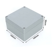Boîtier étanche en aluminium de taille standard pour extérieur IP66, boîte de jonction électrique industrielle en aluminium moulé sous pression