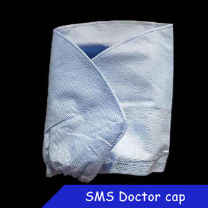 20gsm - 40gsm المتاح غير المنسوجة SMS + PP قبعة الجراح - Product Image 5