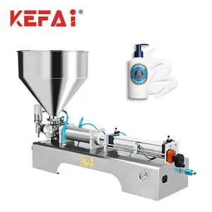 KEFAI Liquid Paste Digital Metering Filling Machine Lotion Paste Piston Filling Machine With Digital Display