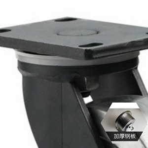 Laden Sie <span class=keywords><strong>3</strong></span> Tonnen 6 Zoll Stahl drehbar Hoch leistungs kugellager Lenkrad - Product Image 3