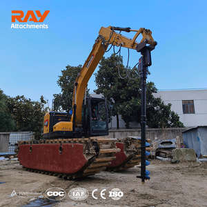 Thủy lực Trái Đất auger-municipal & cảnh quan khoan, phù hợp với máy xúc/Skid steers, bền & chi phí-hiệu quả - Product Image 6
