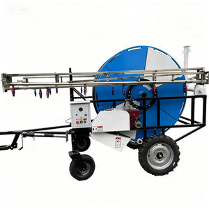 Treuil d'irrigation <span class=keywords><strong>de</strong></span> terres agricoles automoteur à grande échelle entièrement automatique arroseur Mobile Truss Pe matériel pour serre - Product Image 3