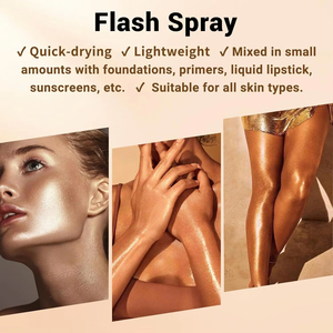 MLM Hot Selling Natural Glow Highlighter <b>Liquid</b> Body Oil Moisturizing Shimmer Makeup Contour Cosmetic OEM Custom Brand Supplier - Product Image 6