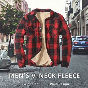 เสื้อแจ็คเก็ตคอวีแบบลำลองสำหรับทุกเพศ เหมาะสำหรับฤดูหนาว ผลิตจากผ้าทอเคลือบ ระบายอากาศได้ดี กันลม ปิดด้วยซิป - Product Image 2
