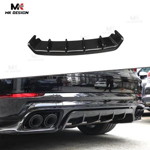 Diffusore posteriore in fibra di carbonio in stile TKT di alta qualità per Porsche Cayenne GTS 958 2015-2017 posteriore Spoiler labbro parti Auto - Product Image 1