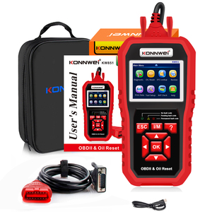 Escaner de reinicio de aceite Automotriz <span class=keywords><strong>KONNWEI</strong></span> <span class=keywords><strong>OBD2</strong></span> EOBD Escáner de automóvil automotriz KW851 - Product Image 1