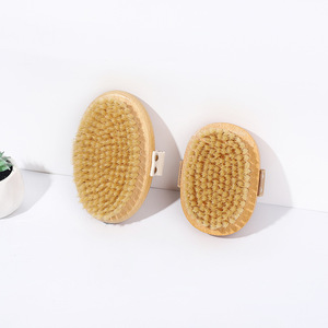 <span class=keywords><strong>Spazzola</strong></span> per il corpo in legno naturale per massaggio a secco ed esfoliazione, <span class=keywords><strong>spazzola</strong></span> anticellulite morbida e liscia - Product Image 3