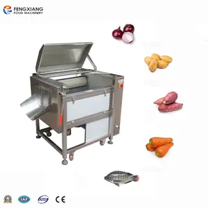 Small Type Sweet Potato Onion Cassava Carrot Ginger Skin Peeling Peeler Machine