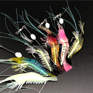 TOPIND Esca <span class=keywords><strong>Artificiale</strong></span> Morbida in PVC ad Alta Simulazione, Attrezzatura da <span class=keywords><strong>Pesca</strong></span> Luminosa, Esca a Forma di <span class=keywords><strong>Gamberetto</strong></span>, Vendita Calda - Product Image 3