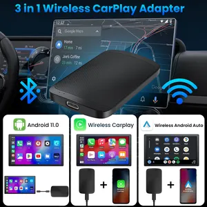 Vente en gros Android AI Box 2 + 32G filaire vers adaptateur Carplay sans fil Android Auto intégré Netflix YouTube MirrorLink