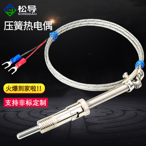 Termopar de resorte tipo K/E WRNT-01, termopar Pt100, sonda de temperatura para tela soplada en caliente en máscaras - Product Image 3