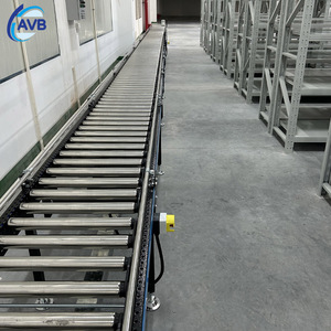 Convoyeur à rouleaux pour chaîne de montage, Convoyeur à rouleaux flexible, Convoyeur à rouleaux pliable en acier inoxydable pour le chargement - Product Image 2