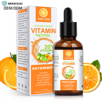 Serum Wajah Anti Penuaan Best Seller Anti Kerut Siang & Malam HA Ekstrak Tumbuhan Alami VC Lemak Sapi