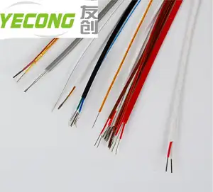 Cable de cobre flexible multicópico personalizado, cable resistente al calor de 3 núcleos, escudo Chapado en plata, alambre de alta temperatura