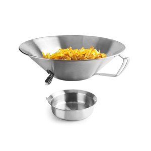 Scolapasta Professionale per Patate in Acciaio Inossidabile, Grande Colino da Cucina - Product Image 3