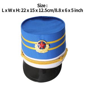 Haute qualité bande uniforme chapeau enfants casse-noisette jouet soldat chapeau Halloween bande grand chapeau Cosplay fête uniforme tête accessoire - Product Image 6