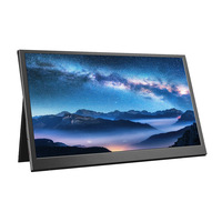 Monitor Portátil de 15.6 Pulgadas 1K 2K 2560*1440P 60Hz 144hz Monitor de Escritorio para Jugar o Trabajar