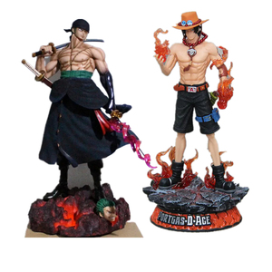 <span class=keywords><strong>Figurine</strong></span> Manga Grande Taille 73CM 1 Pièce Roronoa Zoro Portgas D Ace Modèle de Dessin Animé Japonais Jouet PVC Anime Figure - Product Image 1