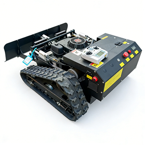 Tosaerba Telecomandato a Quattro Ruote Motrici ad Alta Potenza con Larghezza di Taglio Regolabile, Adatto per Pulizia e Falciatura di Frutteti - Product Image 1