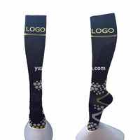 Chaussettes de sport à compression, chaussettes de course à pied, chaussettes de sport à logo personnalisé 3D DOTS Pro Racing, chaussettes hautes à ressort, chaussettes de sport bon marché