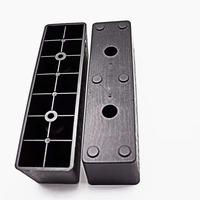 Pieds de canapé en plastique robustes et modernes, 180x50x50mm, adaptés à la production OEM par les fabricants de meubles, en PP