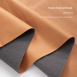 Thick Leather Feel Sofa Upholstery <b>Fabric</b> Scratch Resistant Waterproof Stain Proof For Pillow Lazy Chair Soft Bed - Product Image 3