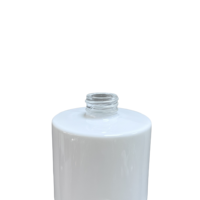 Bouteille en verre cylindrique blanche personnalisée de 200 ml pour diffuseur à bâtonnets, avec bouchon à vis, conteneur vide pour diffuseur de parfum d'ambiance domestique