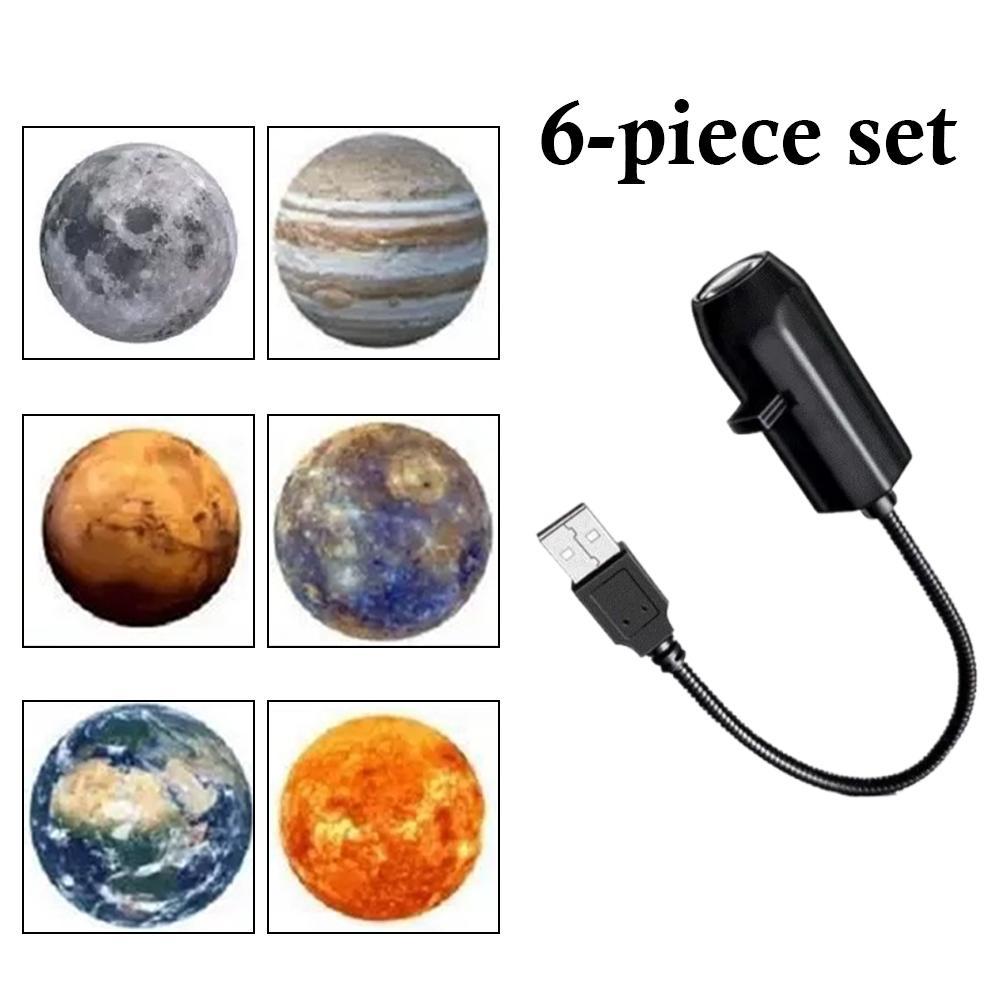 black 6 pieces+1 projection lamp-color box