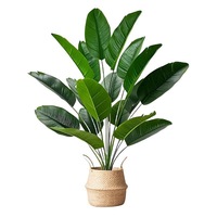 Palmiers bananiers artificiels décoratifs pour l'intérieur, plantes artificielles pour la maison, l'hôtel, le jardin, décoration élégante pour l'extérieur, respectueuses de l'environnement, résistantes aux UV