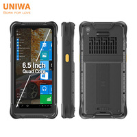 PDA Portátil con Windows 11 IOT, Pantalla de 6.5 Pulgadas, 8GB, 128GB, Escáner de Código de Barras 2D, Tableta Resistente para Servicio de Campo