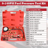 Testeur de compression de la pompe à carburant du moteur à essence, manomètre de pression de cylindre, kit de réparation automobile