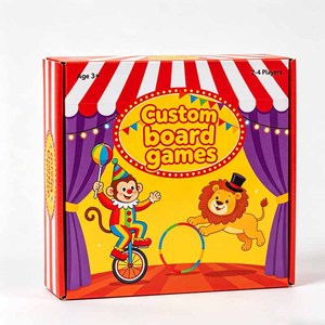 Jeu de société carré personnalisé de haute qualité, imprimé sur mesure pour adultes - Product Image 1