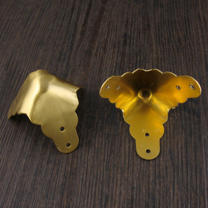 Rounded Brass <b>Corner</b> <b>Protectors</b> For Furniture New Chinese Style Durable Copper Hardware - Product Image 2