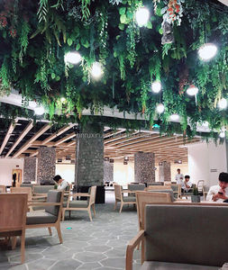 Pas cher Artificielle <span class=keywords><strong>Lierre</strong></span> Fougère Verdure Feuille Plantes Fleurs Vigne Feuillage Suspendus pour Fête Jardin Maison Mur Plafond Déco - Product Image 5