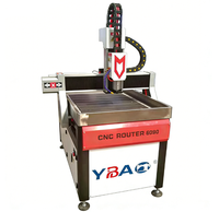 Mini routeur CNC YBAO / Machine de gravure CNC de bureau, broche 2,2 kW, 0-24000 tr/min, répétabilité 0,02 mm, précision 0,05 mm, automatique