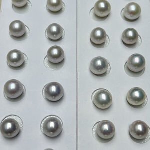 ไข่มุกน้ำจืดทรงครึ่งวงกลม คุณภาพสูง ขนาด 12-13 มม. สีขาว ชมพู ม่วง  ไม่ผ่านการแปรรูป - Product Image 2