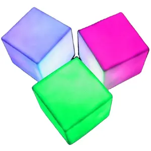 La migliore Vendita di Modo LED del Cubo di Ghiaccio Illuminato A LED Sedile Cubo