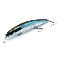Leurre de pêche artificiel en plastique ABS Wobblers avec hameçons VMC pour la pêche en mer à la bar et au black bass, leurre de pêche dur pour la pêche en bateau