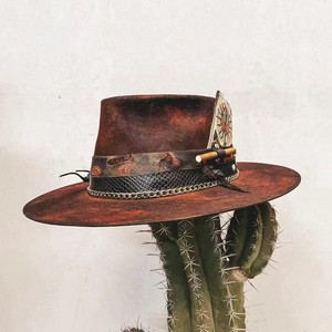 <span class=keywords><strong>Sombrero</strong></span> Fedora <span class=keywords><strong>de</strong></span> <span class=keywords><strong>Lana</strong></span> <span class=keywords><strong>de</strong></span> Alta Calidad con Ala Plana y Pluma, Sombreros <span class=keywords><strong>de</strong></span> <span class=keywords><strong>Lana</strong></span> Desgastados para <span class=keywords><strong>Hombre</strong></span> y Mujer, <span class=keywords><strong>Sombrero</strong></span> <span class=keywords><strong>Vaquero</strong></span> <span class=keywords><strong>de</strong></span> Lujo Personalizado - Product Image 5