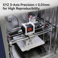 Machine d'électrofilage certifiée CE FCC, de précision 3 axes, avec chambre de qualité médicale et écran tactile PLC, pour la production de supports biologiques