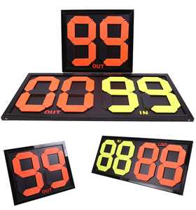 Tablero de sustitución de partidos de fútbol LED al por mayor tablero de sustitución árbitro de fútbol tablero de sustitución de puntuación de 2 dígitos - Product Image 4