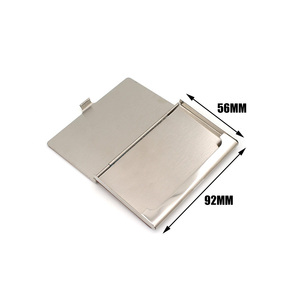 Gỗ Tự Nhiên Chủ Thẻ Kinh Doanh Mỏng Tối Giản Chủ Thẻ Tín Dụng Chặn Mini Kim Loại Trường Hợp Pop Lên Ví - Product Image 3