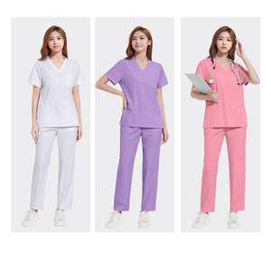 42168 Lingerie blanche sexy pour infirmière, tenue d'infirmière grande taille, uniforme d'infirmière rouge, ensemble d'uniformes médicaux d'hôpital personnalisés - Product Image 2