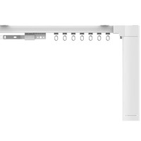 Tringles à rideaux motorisées en alliage d'aluminium personnalisées Stores verticaux automatiques pour maison intelligente pour les fêtes de bar mitsva de mariage
