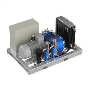 2800bar Commerciële Hogedrukwaterstraalreiniger Metaal/Spoelreinigingsmachine Dieselolie Hydro-Straalmachine