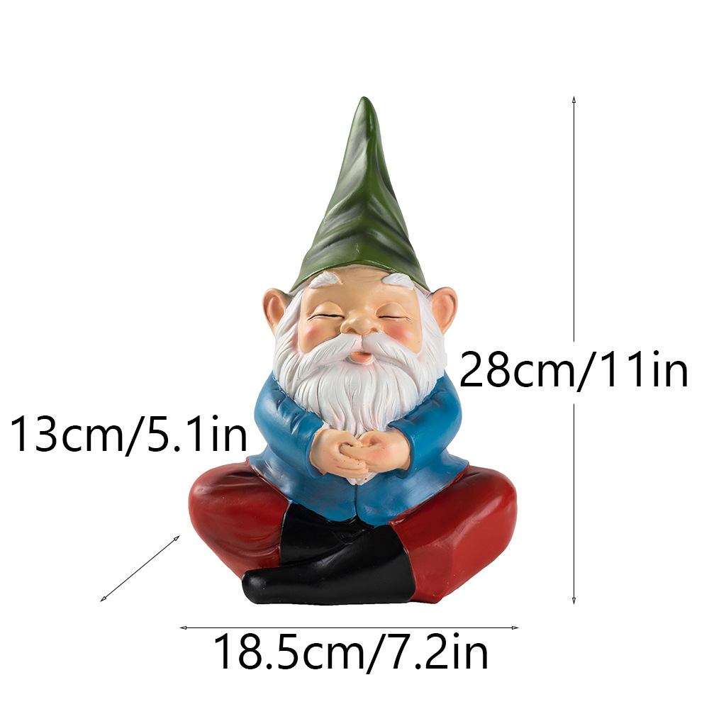 Chapeau vert gobelin de méditation