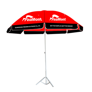 FEAMONT Hot Sale Outdoor Portable Fold Yellow Custom Design <strong>Large</strong> <strong>Parasol</strong> Patio Pool Sun <strong>Umbrella</strong> for the Beach - Product Image 1